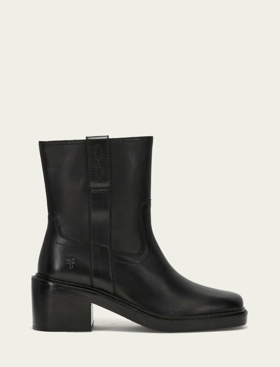 FRYE Women's Black Kate Short Inside Zip Boot