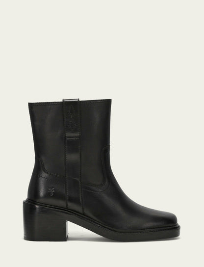 FRYE Women's Black Kate Short Inside Zip Boot