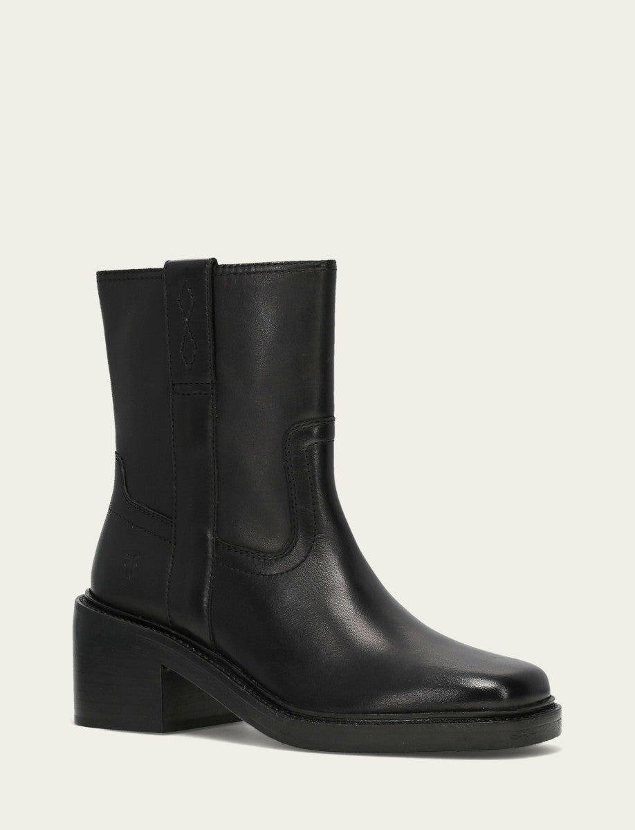 FRYE Women's Black Kate Short Inside Zip Boot