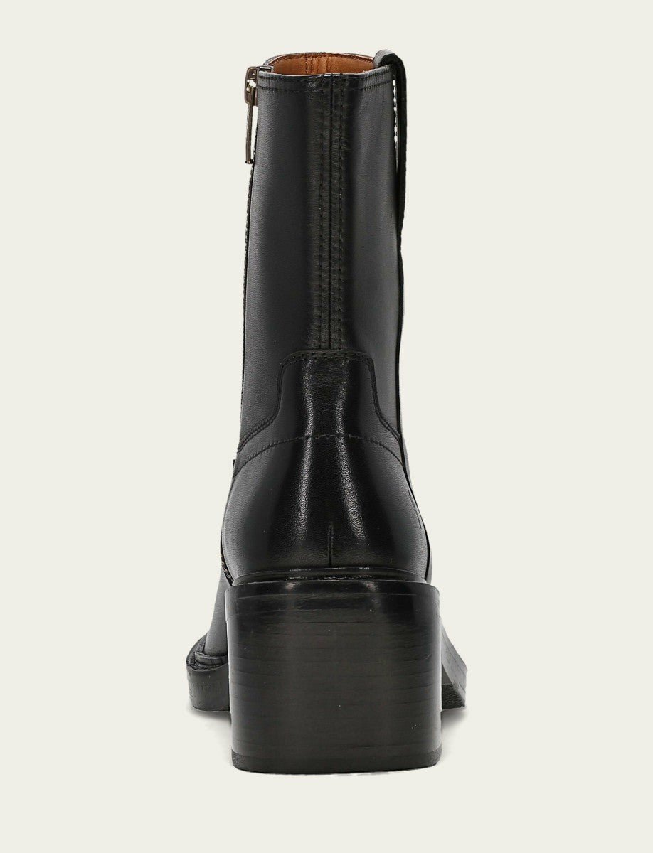 FRYE Women's Black Kate Short Inside Zip Boot