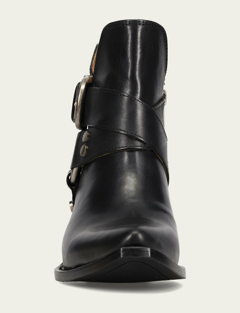 FRYE Women’s Black Sacha Multi-Strap Ankle Booties