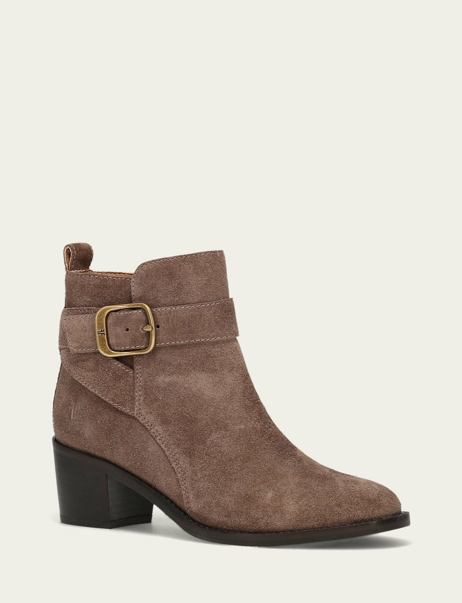 FRYE Women's Taupe Piper Booties