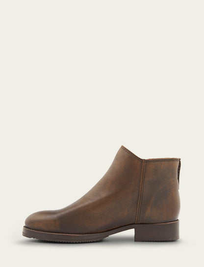 FRYE Women's Dark Brown Madison Moto Shooties