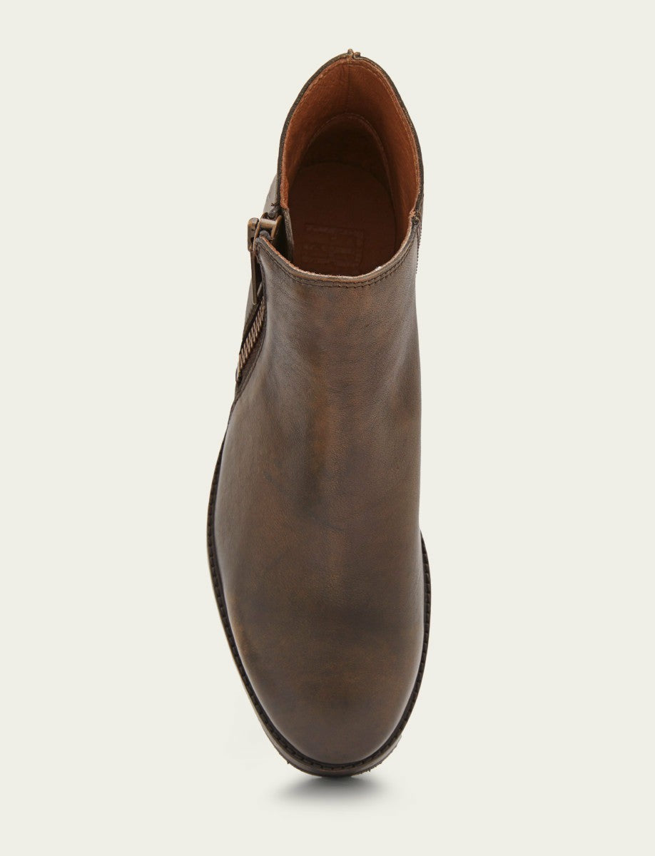 FRYE Women's Dark Brown Madison Moto Shooties