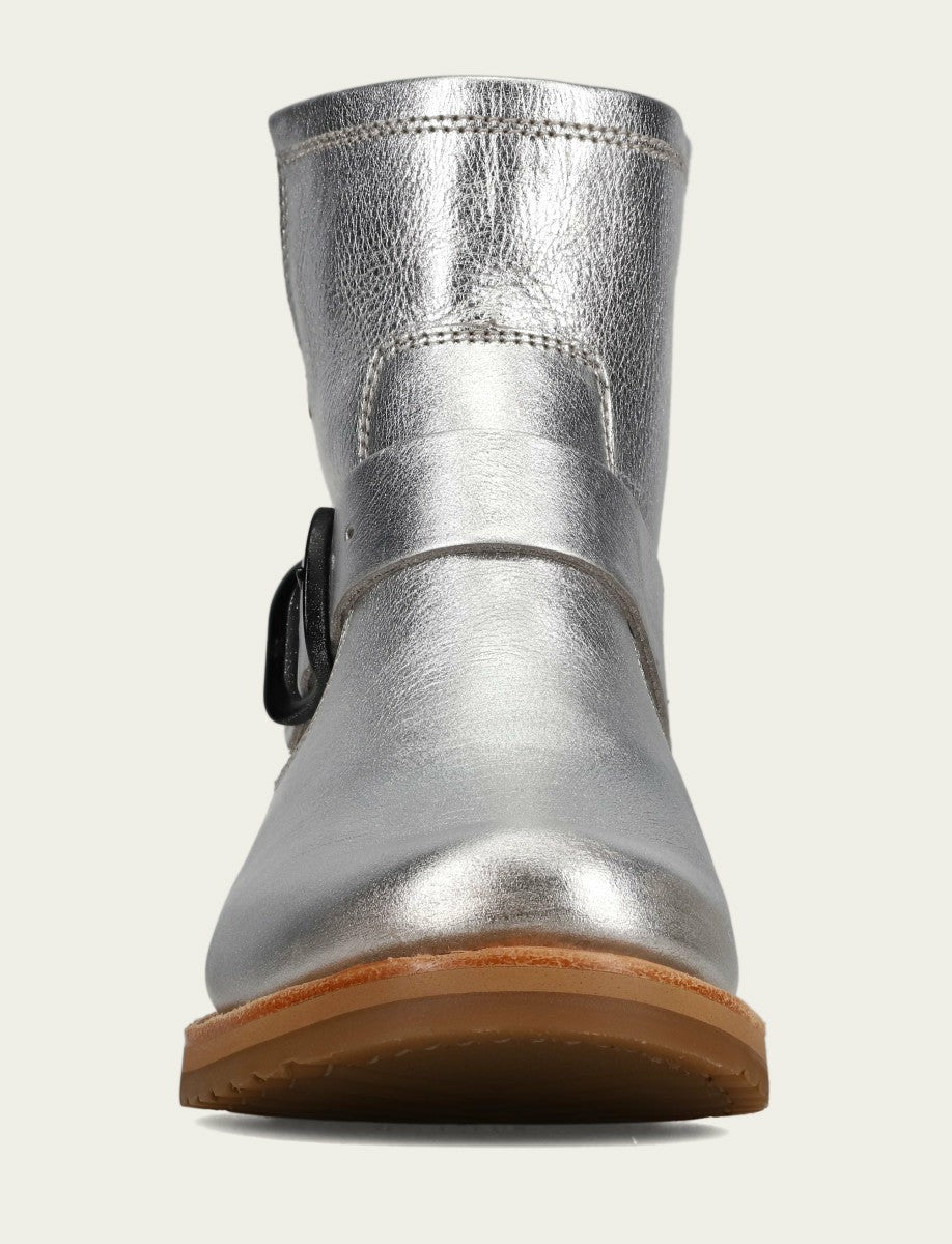 FRYE Women's Silver Veronica Flex Booties