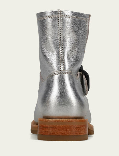 FRYE Women's Silver Veronica Flex Booties