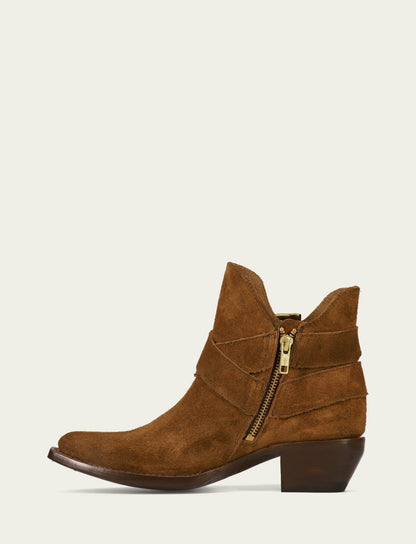 FRYE Women's Bark Sacha Multi Strap Booties