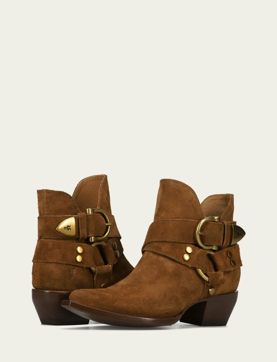 FRYE Women's Bark Sacha Multi Strap Booties