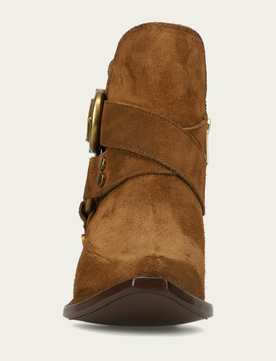 FRYE Women's Bark Sacha Multi Strap Booties