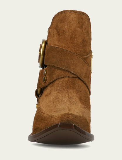 FRYE Women's Bark Sacha Multi Strap Booties