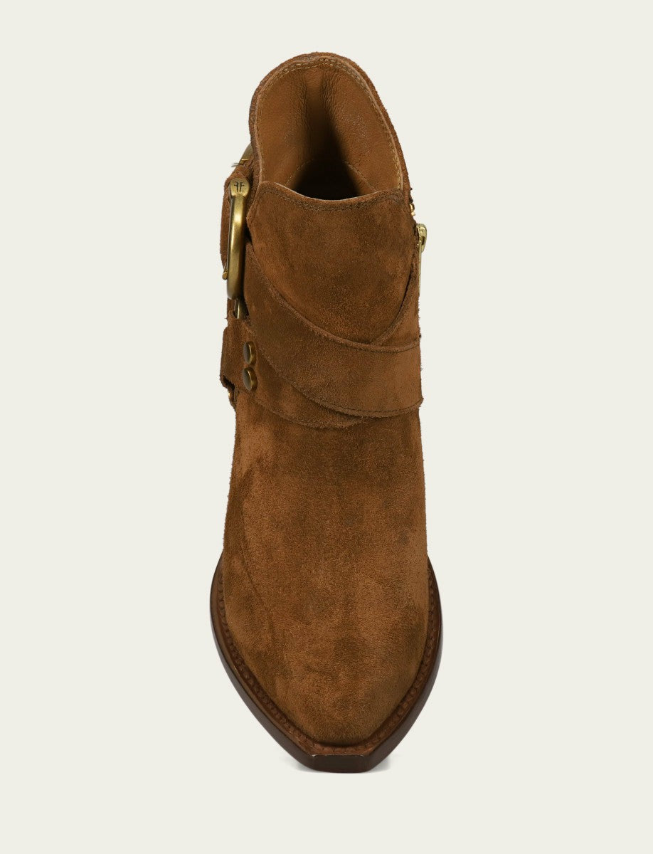 FRYE Women's Bark Sacha Multi Strap Booties