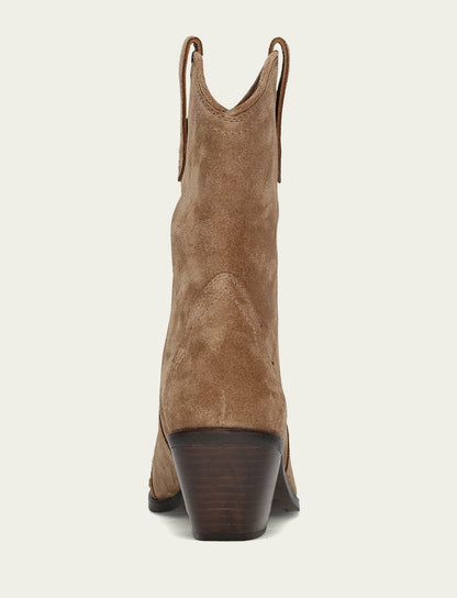 FRYE Women's Almond Sara Wingtip Stud Boot