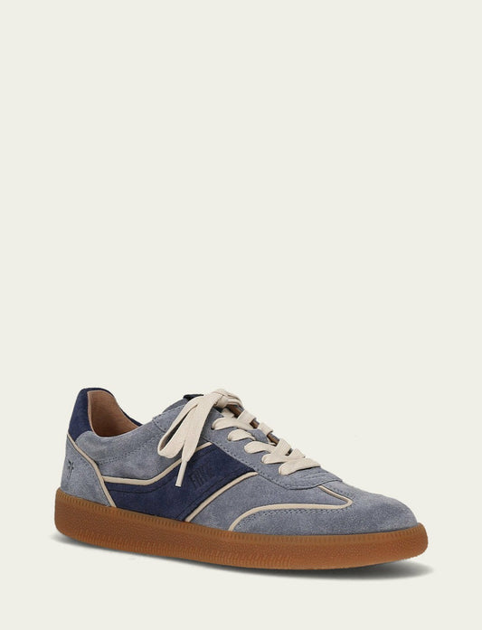 FRYE Women's Denim Milly Low Lace Casual Sneaker