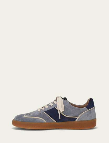 FRYE Women's Denim Milly Low Lace Casual Sneaker