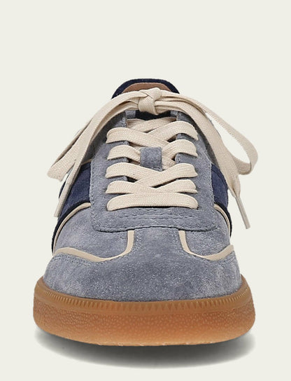 FRYE Women's Denim Milly Low Lace Casual Sneaker