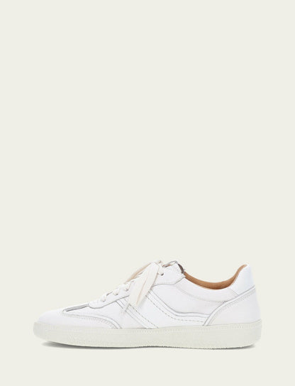 FRYE Women's White Milly Low Lace Sneakers