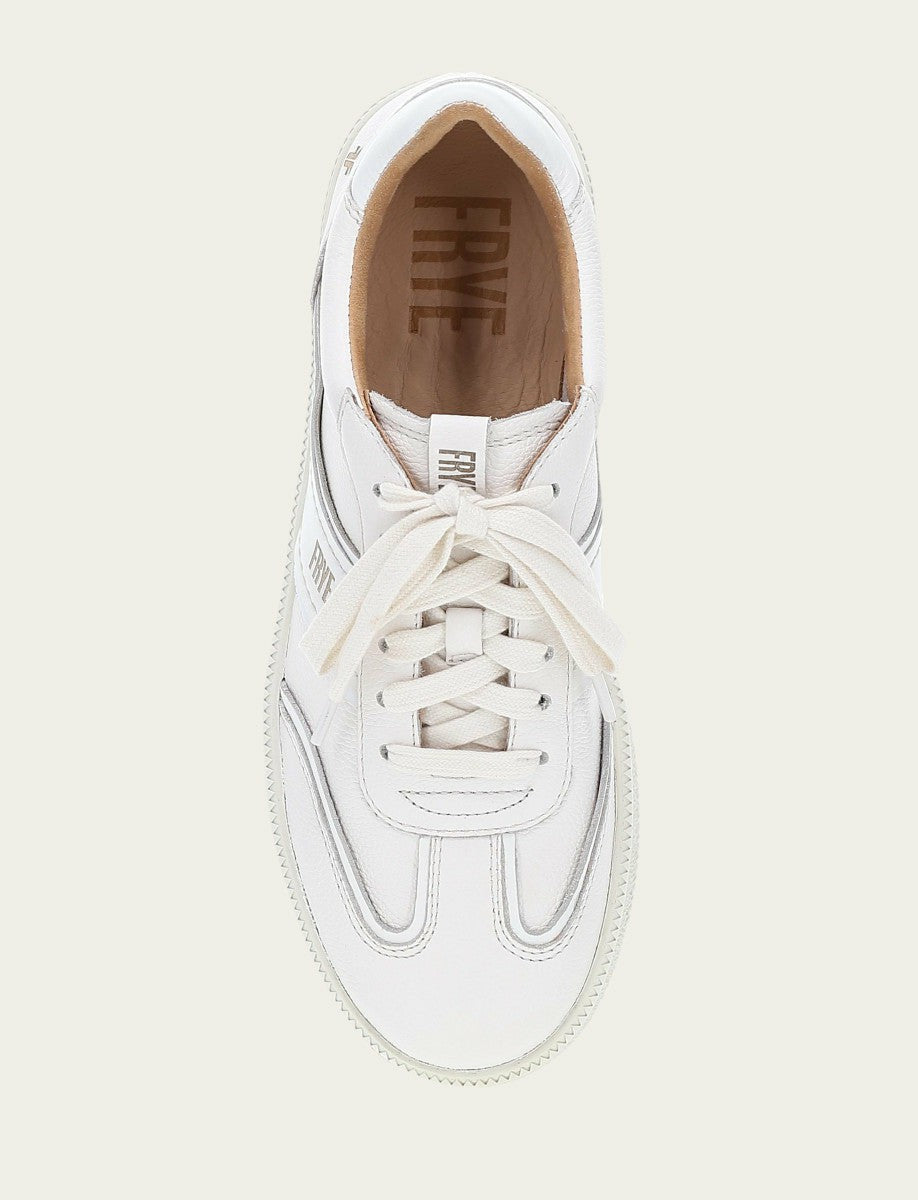 FRYE Women's White Milly Low Lace Sneakers