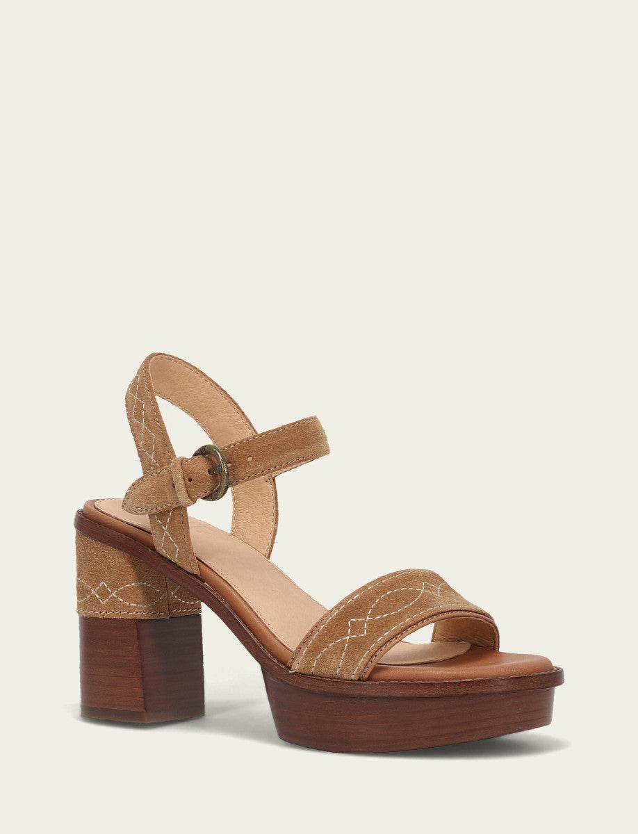 FRYE Women’s Almond Pipa Woodstock Sandals