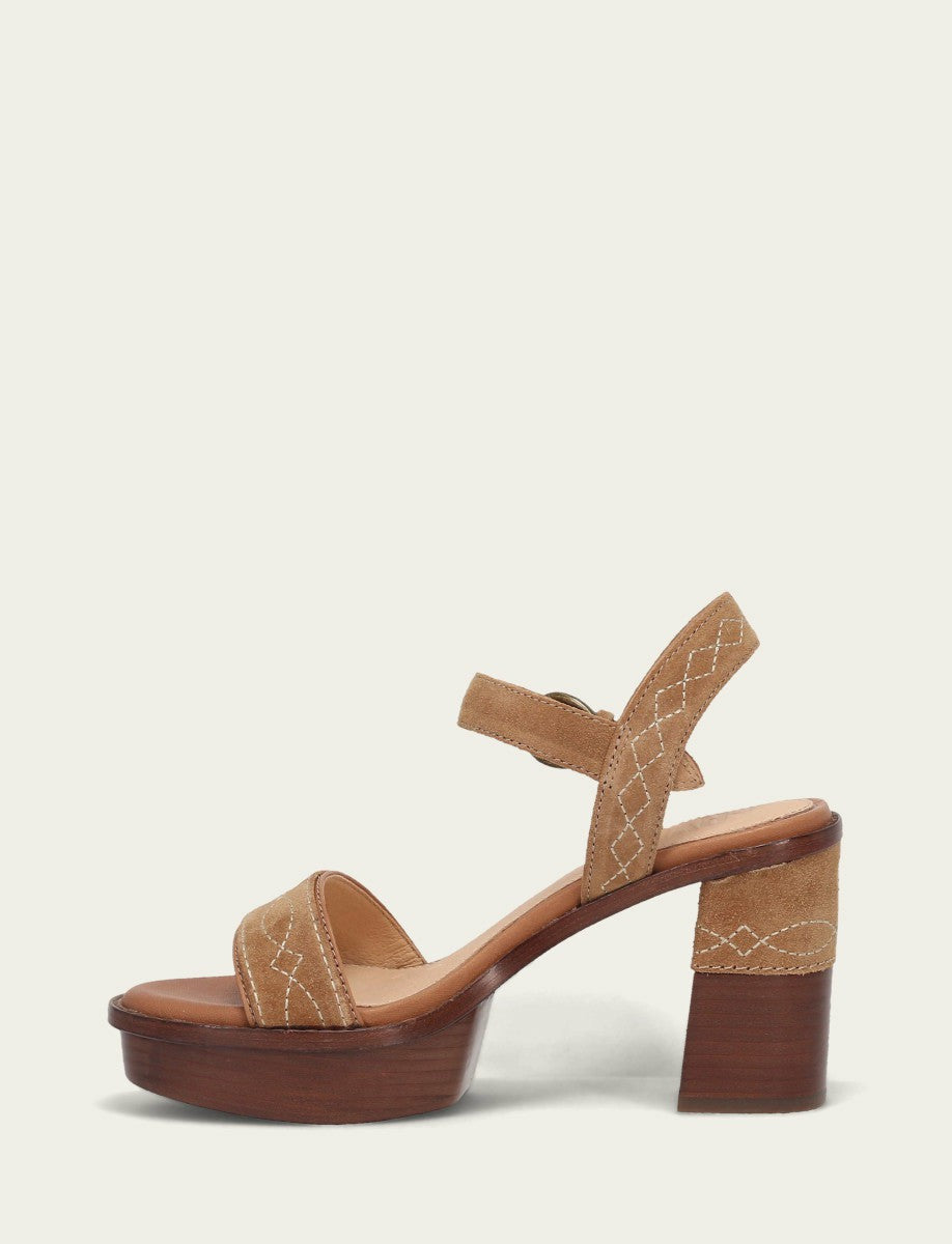 FRYE Women’s Almond Pipa Woodstock Sandals