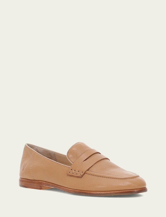 FRYE Women’s Tan Faith Leather Loafers