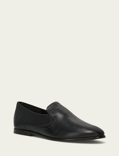 FRYE Women's Black Faith Slip On Loafer