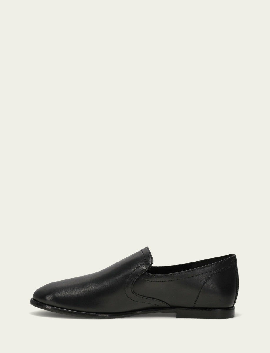 FRYE Women's Black Faith Slip On Loafer