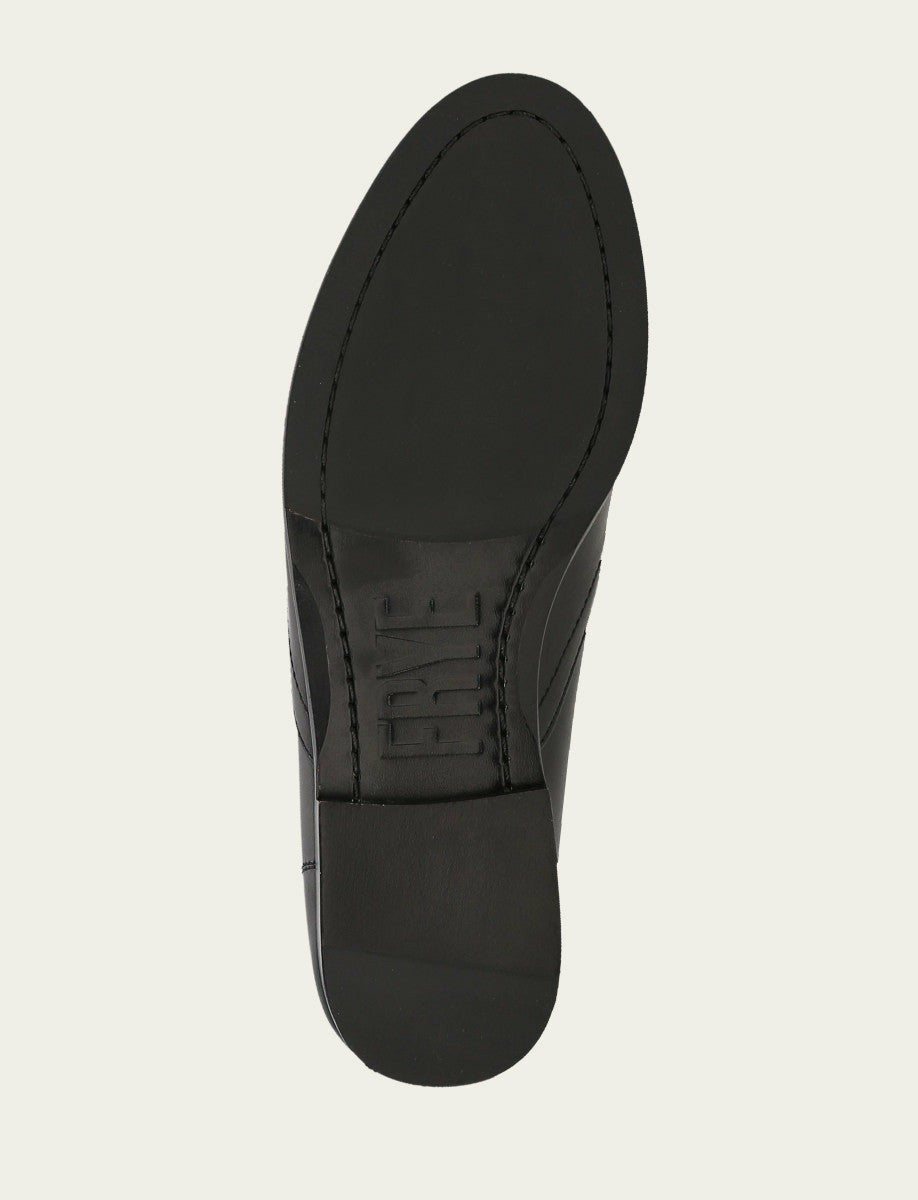 FRYE Women's Black Faith Slip On Loafer