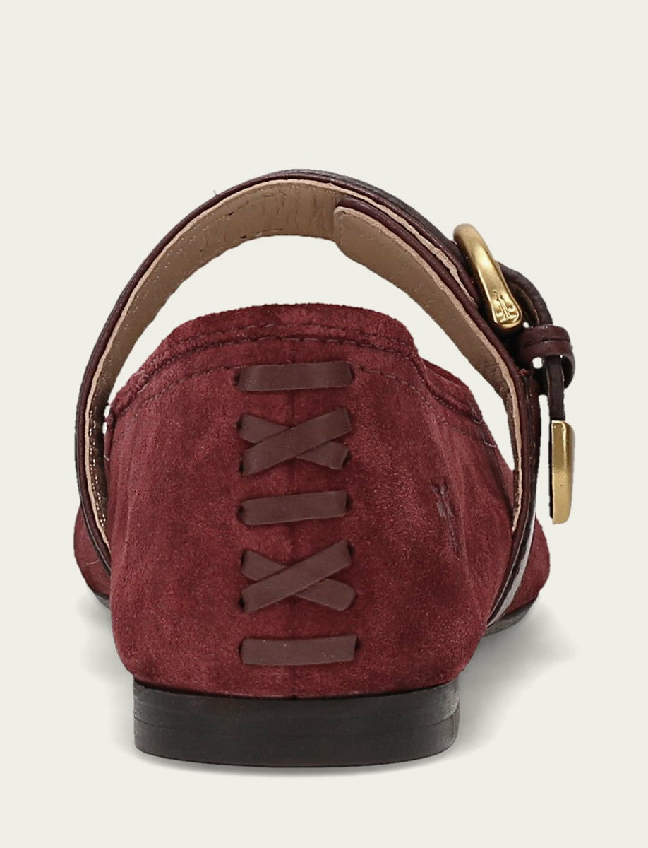 FRYE Women's Garnet Heather Buckle Mary Jane Flat