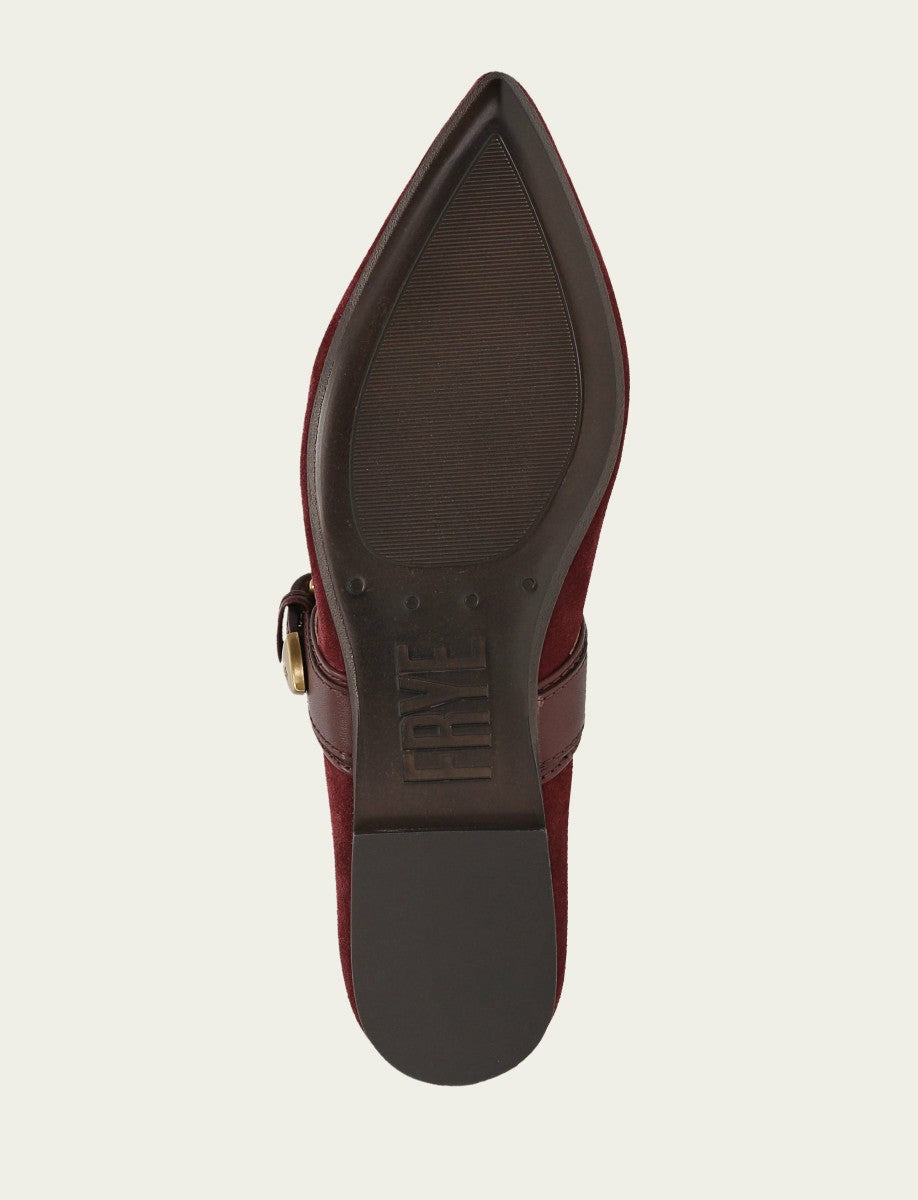 FRYE Women's Garnet Heather Buckle Mary Jane Flat