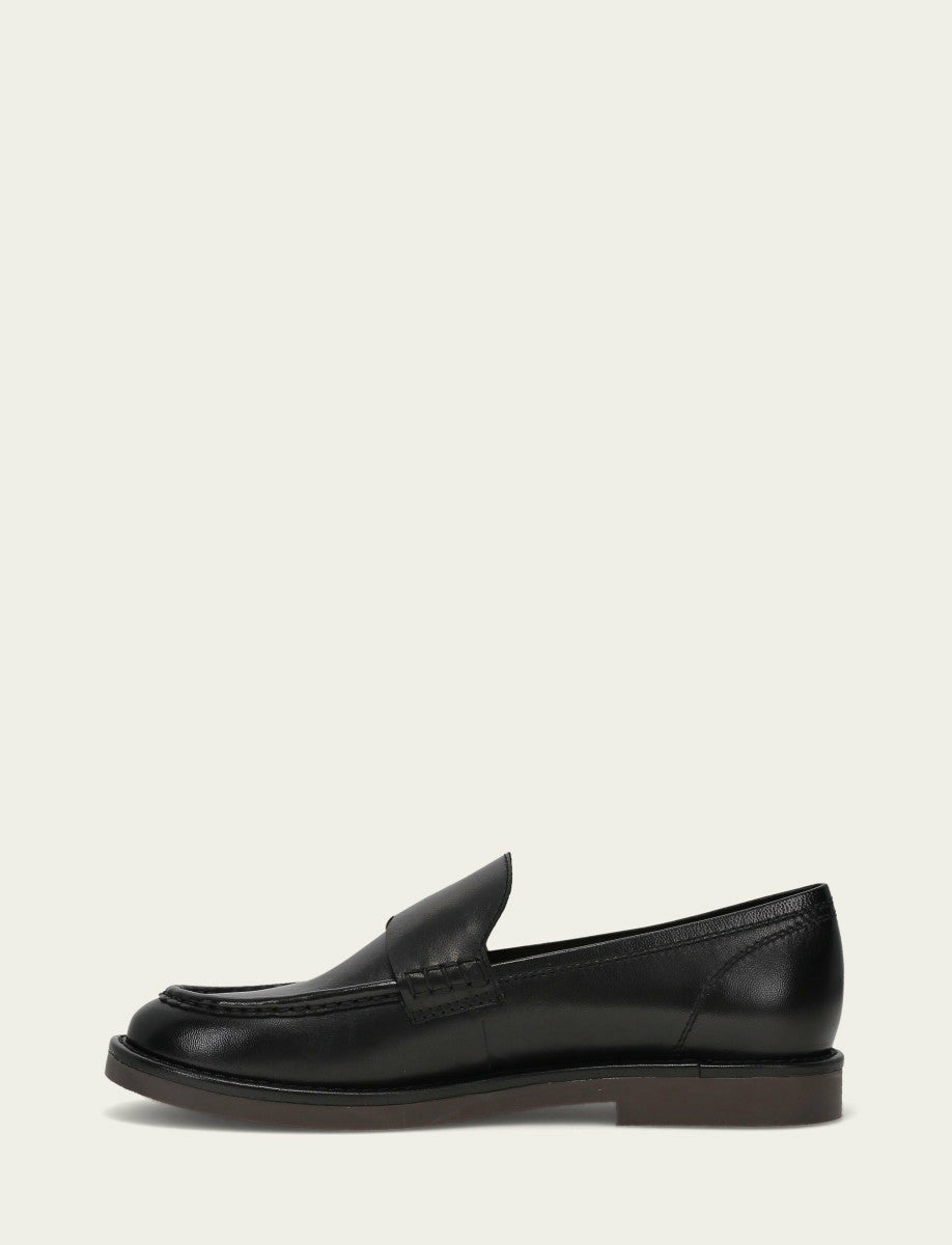 FRYE Women’s Black Harper Leather Loafers