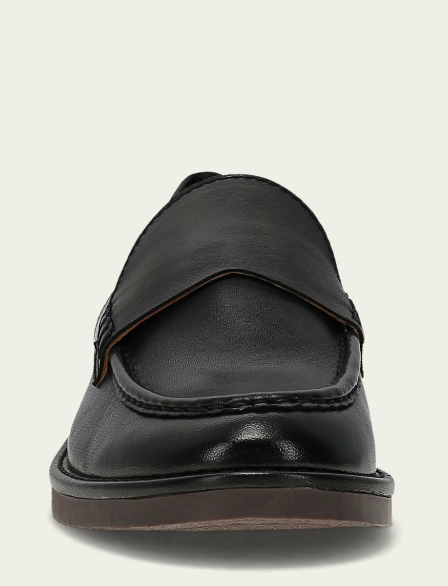 FRYE Women’s Black Harper Leather Loafers