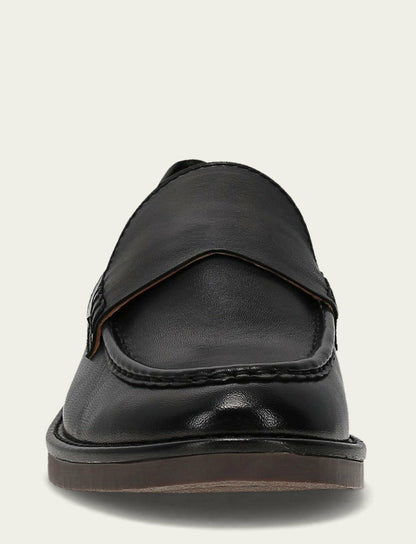FRYE Women’s Black Harper Leather Loafers