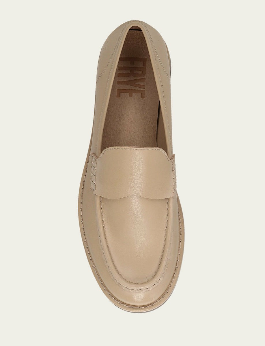 FRYE Women’s Warm Sand Harper Leather Loafers