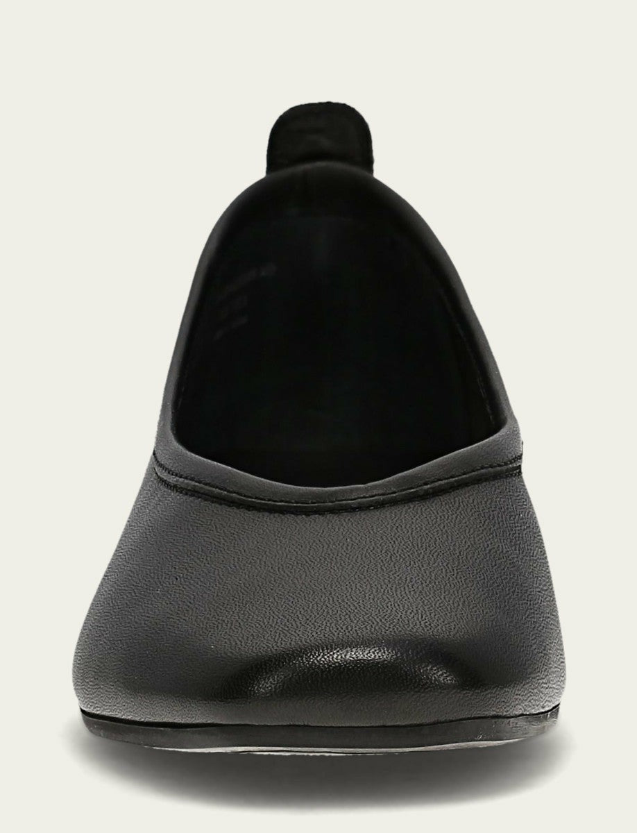 FRYE Women’s Black Hayley Leather Ballet Flats