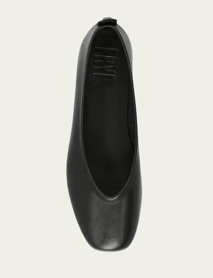 FRYE Women’s Black Hayley Leather Ballet Flats