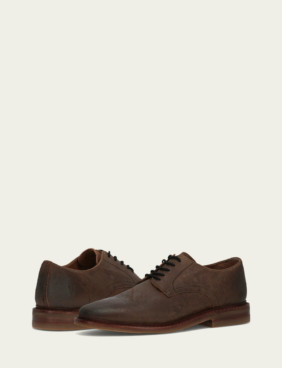 FRYE Men's Dark Walnut Paul Oxford Dress Shoes