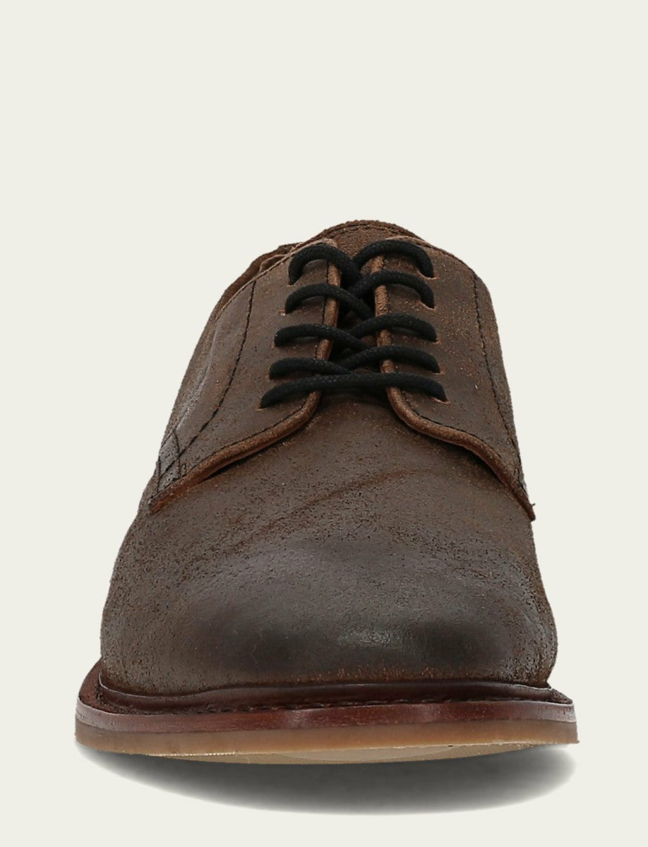 FRYE Men's Dark Walnut Paul Oxford Dress Shoes