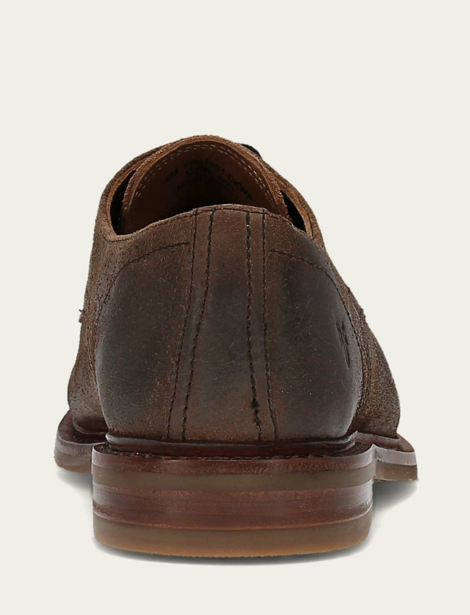FRYE Men's Dark Walnut Paul Oxford Dress Shoes