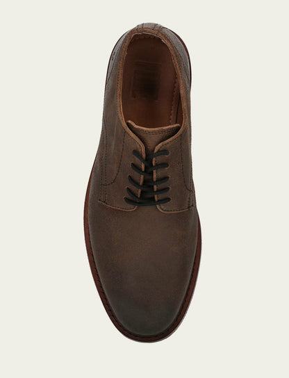 FRYE Men's Dark Walnut Paul Oxford Dress Shoes