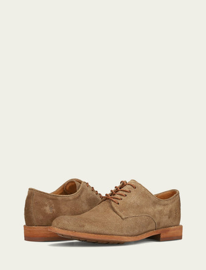 FRYE Men’s Mushroom Suede Tyler Flex Oxford Boots