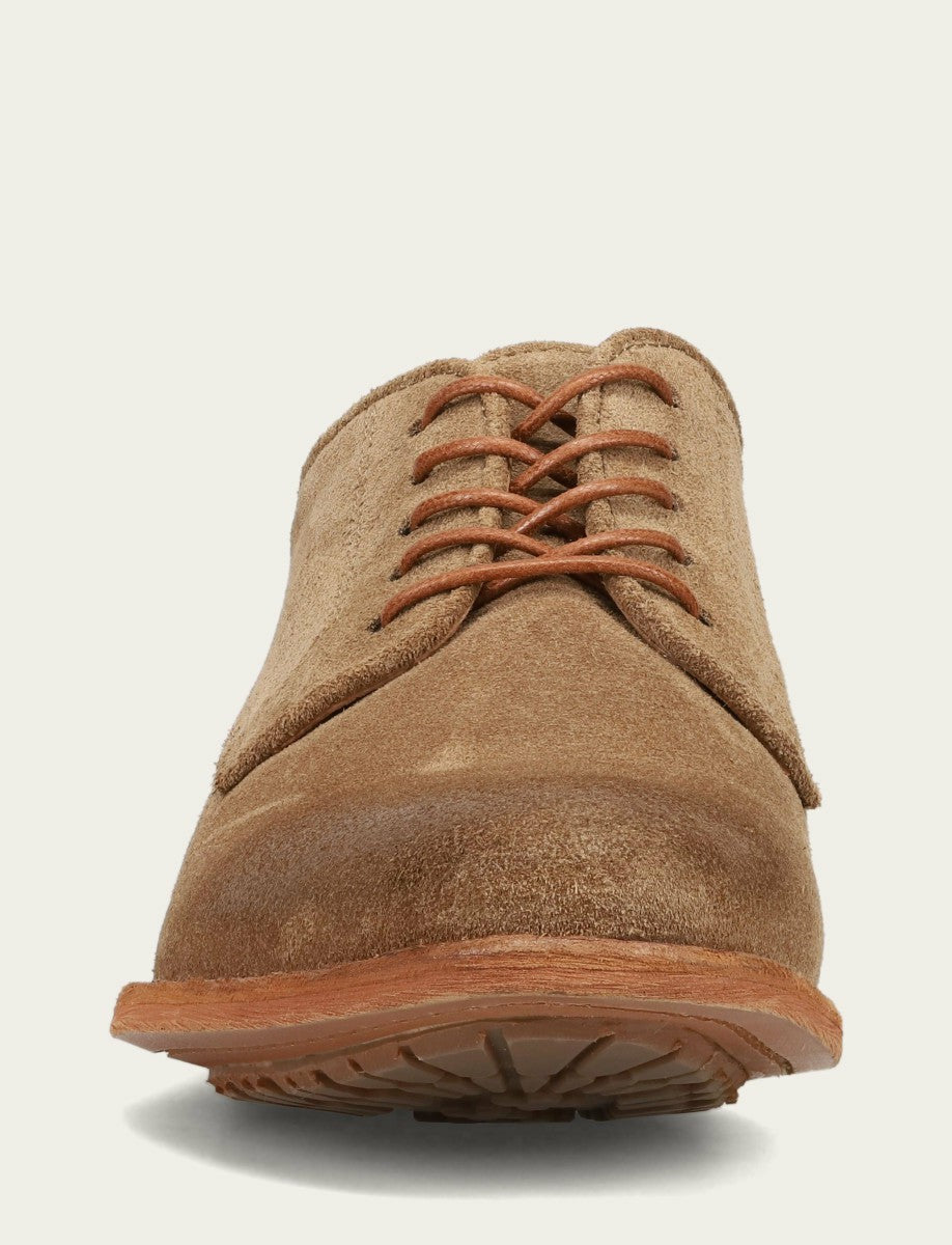 FRYE Men’s Mushroom Suede Tyler Flex Oxford Boots