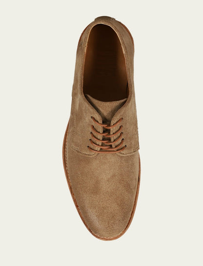 FRYE Men’s Mushroom Suede Tyler Flex Oxford Boots