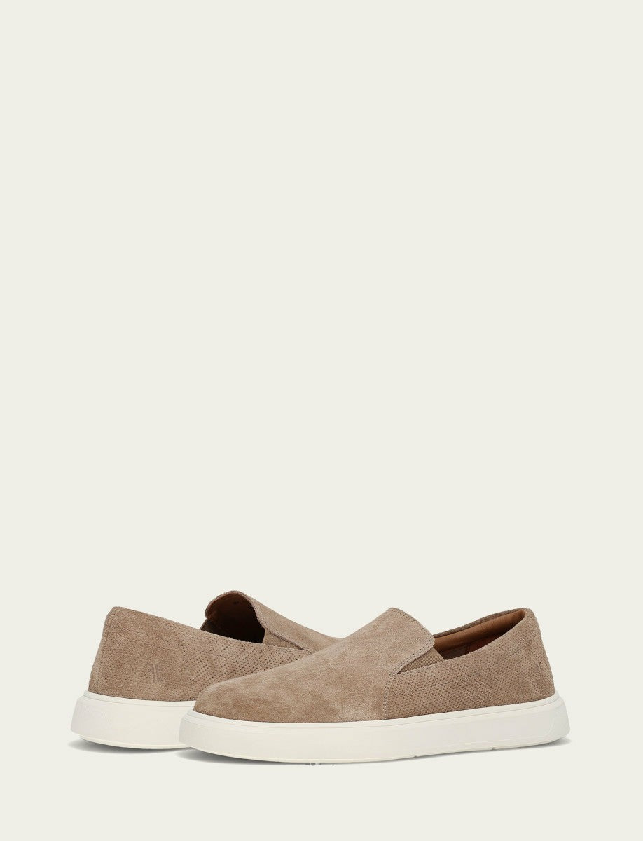 FRYE Men’s Mushroom Beau Twin Gore Suede Sneakers