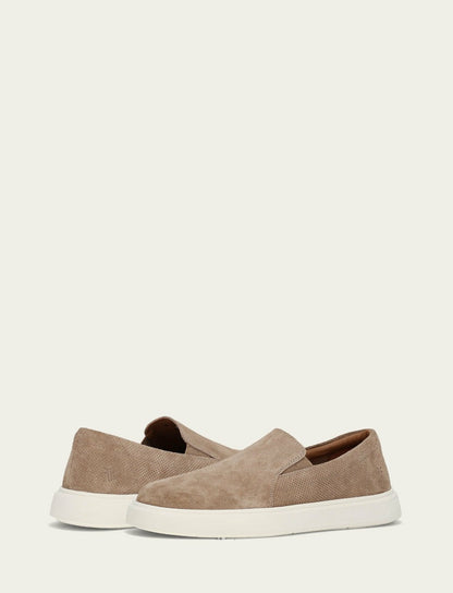 FRYE Men’s Mushroom Beau Twin Gore Suede Sneakers