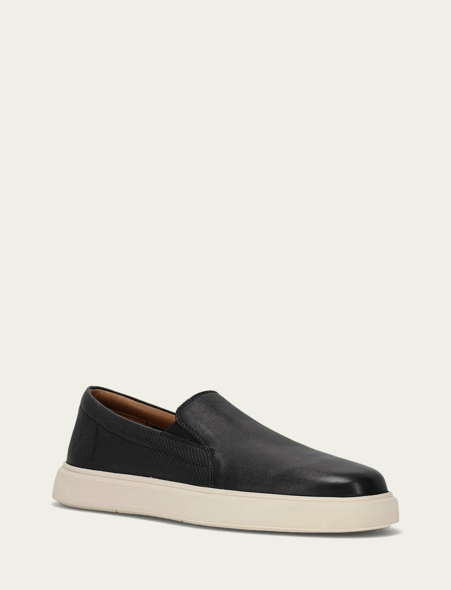 FRYE Men’s Black Beau Twin Gore Leather Sneakers