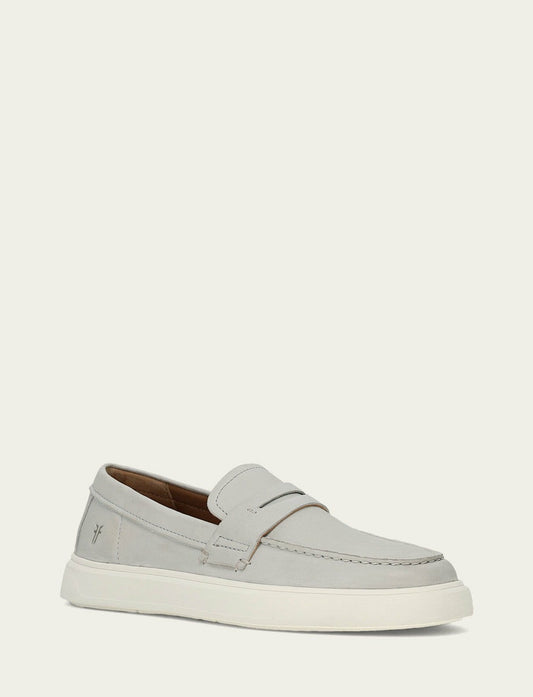 FRYE Men’s Beige Beau Penny Leather Sneakers