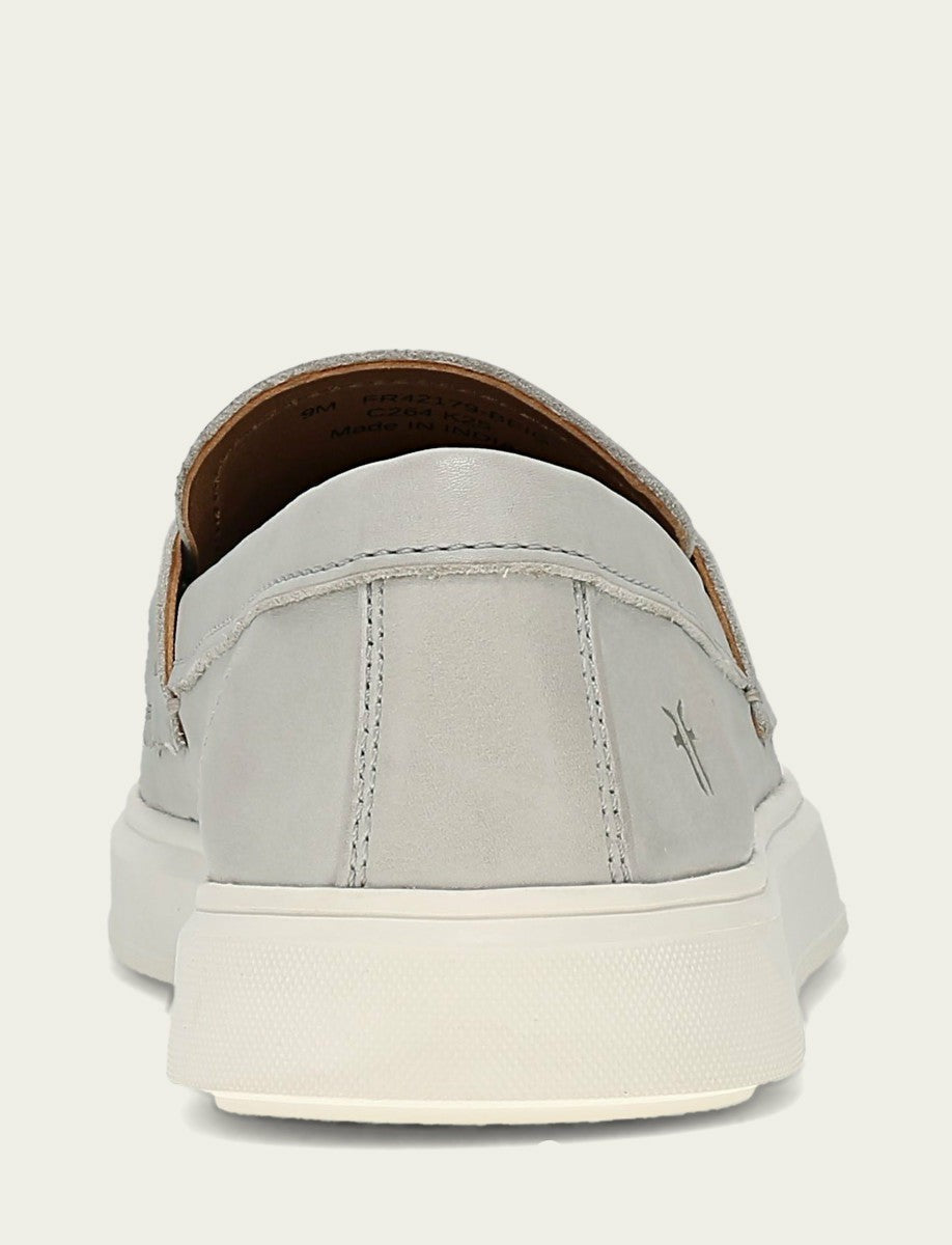 FRYE Men’s Beige Beau Penny Leather Sneakers