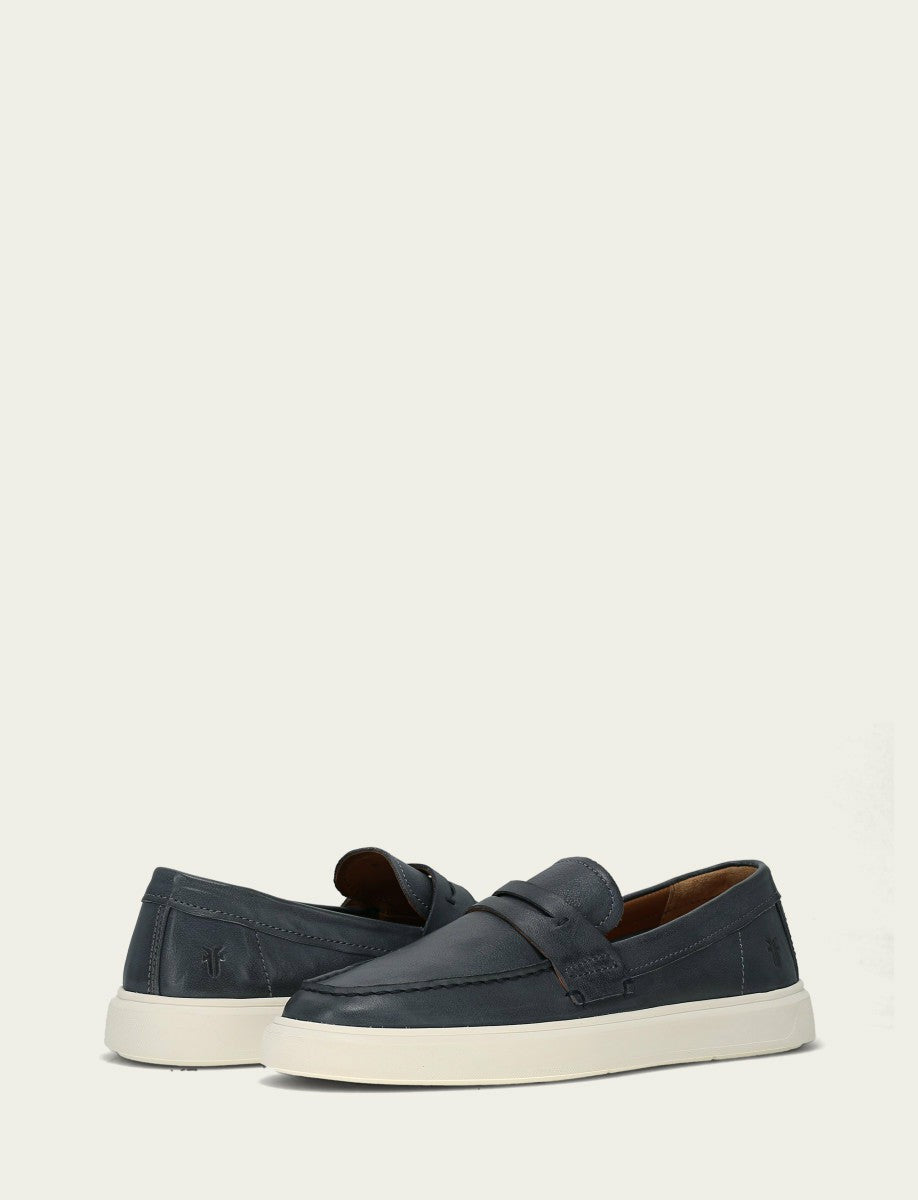 FRYE Men’s Denim Beau Penny Leather Sneakers