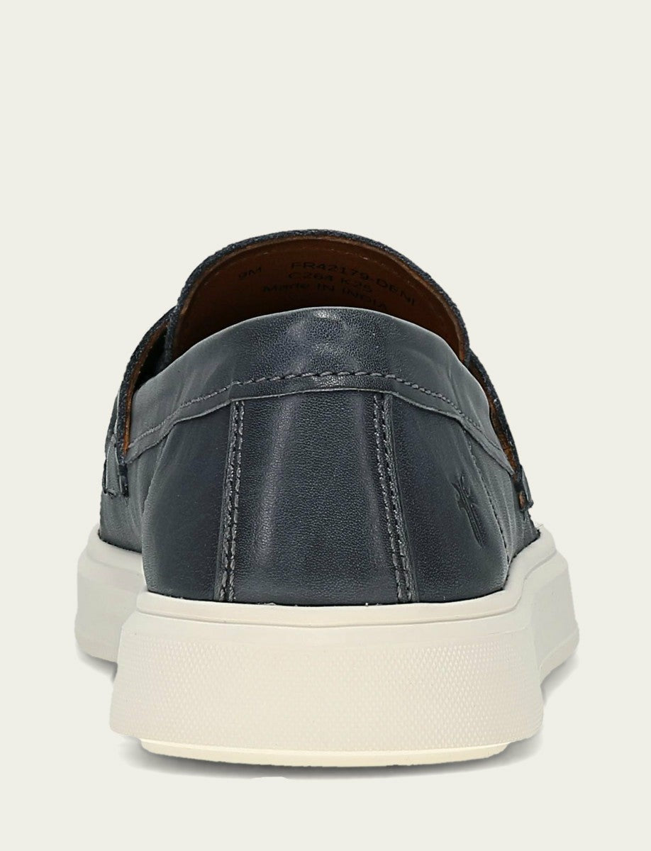 FRYE Men’s Denim Beau Penny Leather Sneakers