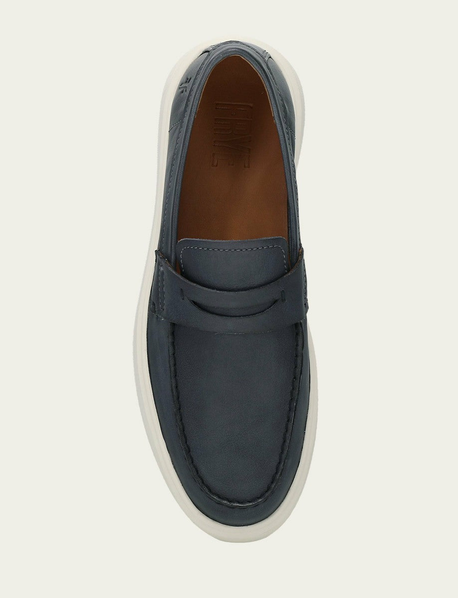 FRYE Men’s Denim Beau Penny Leather Sneakers
